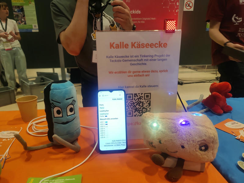 Kalle Käseecke am Teckidsstand