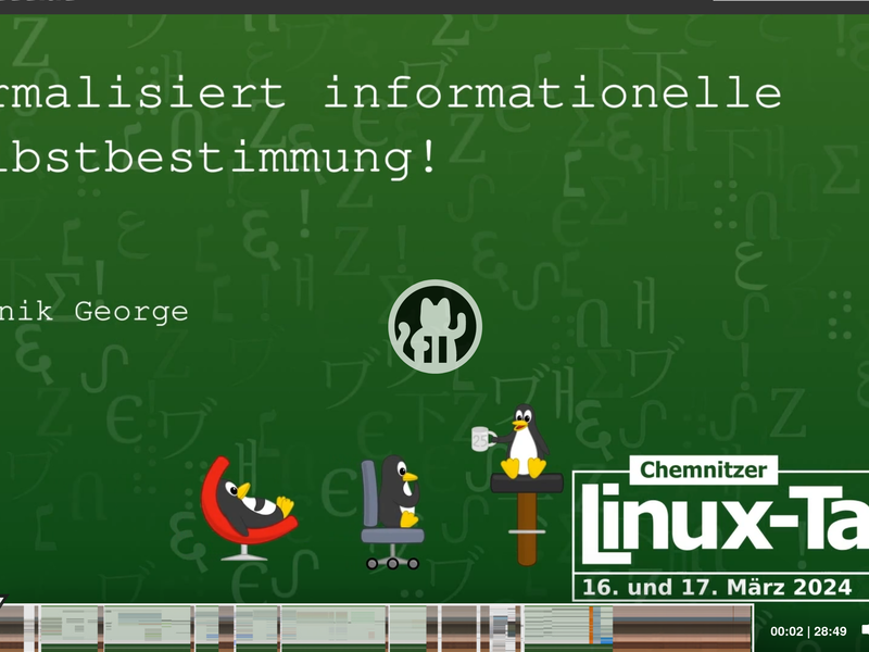 Titelbild der Aufzeichnung von den Chemnitzer Linux-Tagen